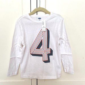 NWT Fourth Birthday Shirt - 4 Year Old Birthday (5T)